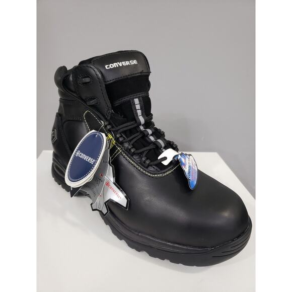 Converse C6755 FLEXMET Sport shoe Boot Men size 13 black MT75 WORK COMPOSITE TOE - Picture 5 of 7